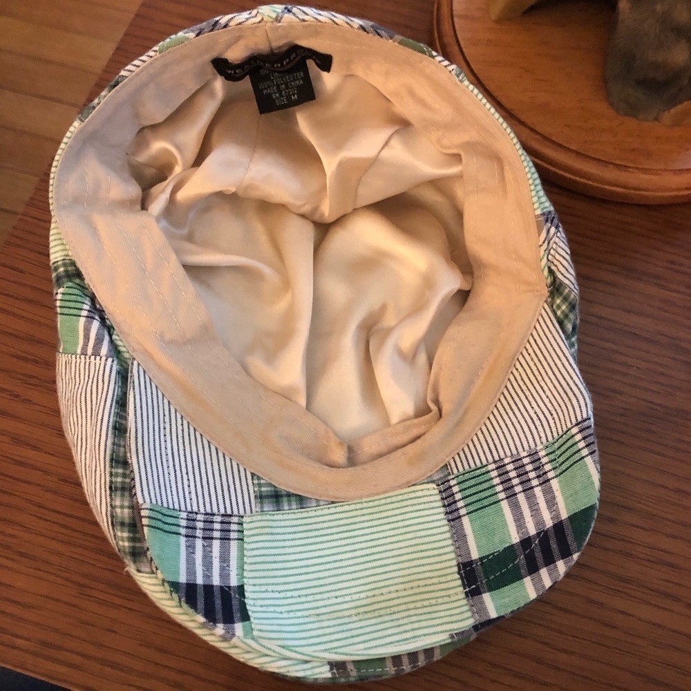 Weatherproof Lined Patchwork Style Flat Cap Newsb… - image 6